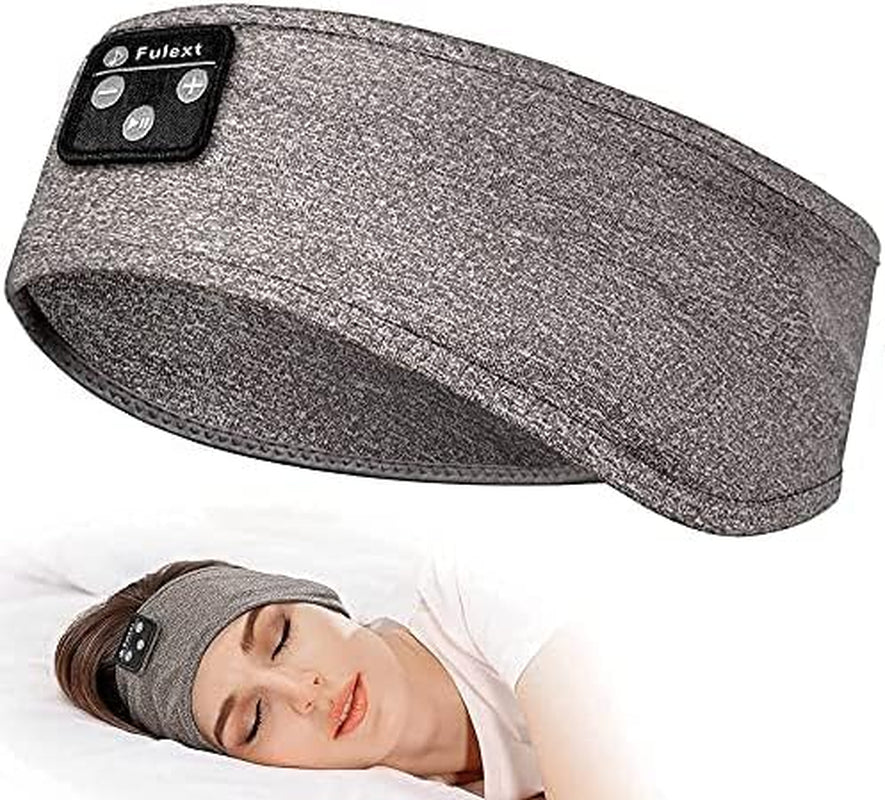 Bluetooth Headband Headphones for Sleeping, Soft Sleep Headband with Built-In Speakers, Long Play Time, Perfect for Sleep, Workout, Running, Yoga, Travel