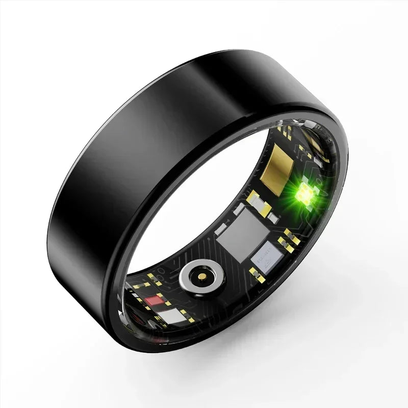 For Xiaomi Smart Ring Men Women Heart Rate and Blood Oxygen Monitor Smartring IP68 & 5ATM Waterproof, Multi-Sport Mode